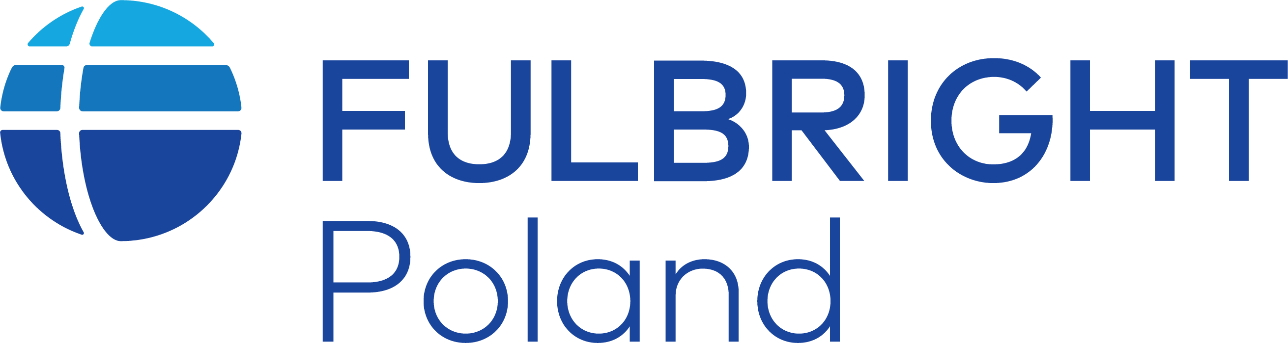 Fulbright Poland logo blue